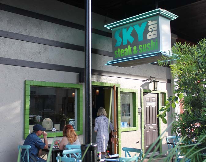 Sky Bar Steak and Sushi exterior