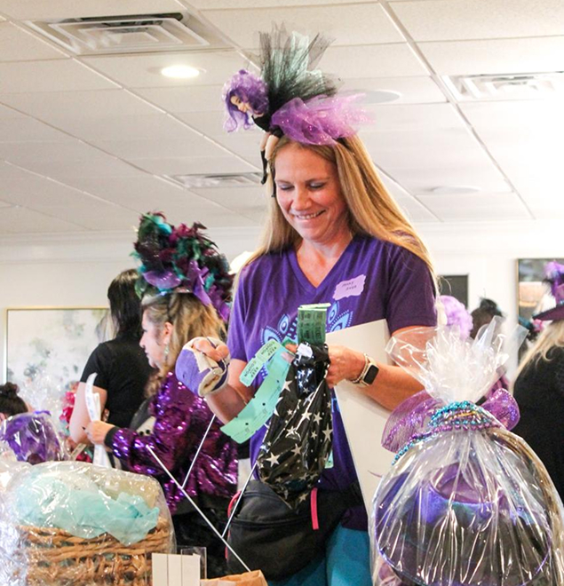 GRG event attendee enjoying a special occasion at Galveston Restaurant Group